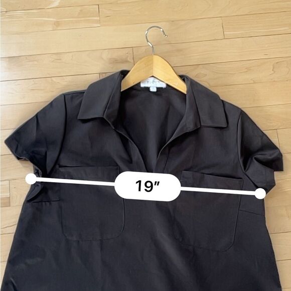 SLOAN The Short Sleeve Top in Brown 6 NWOT - Picture 5 of 9